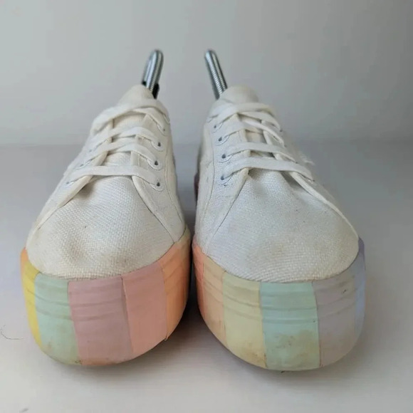 Superga 2790 Shaded Platform Pastel Sneakers - 7.5 - Picture 6 of 10